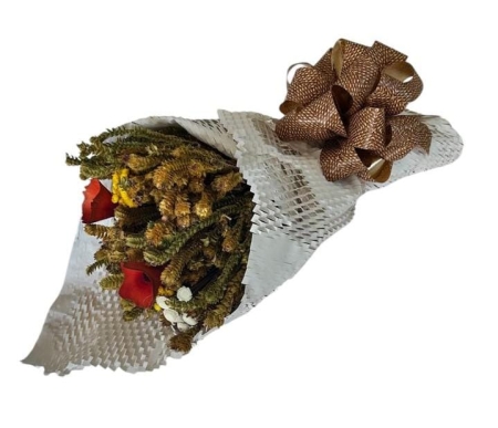 Mini Buquê de Flores Secas 